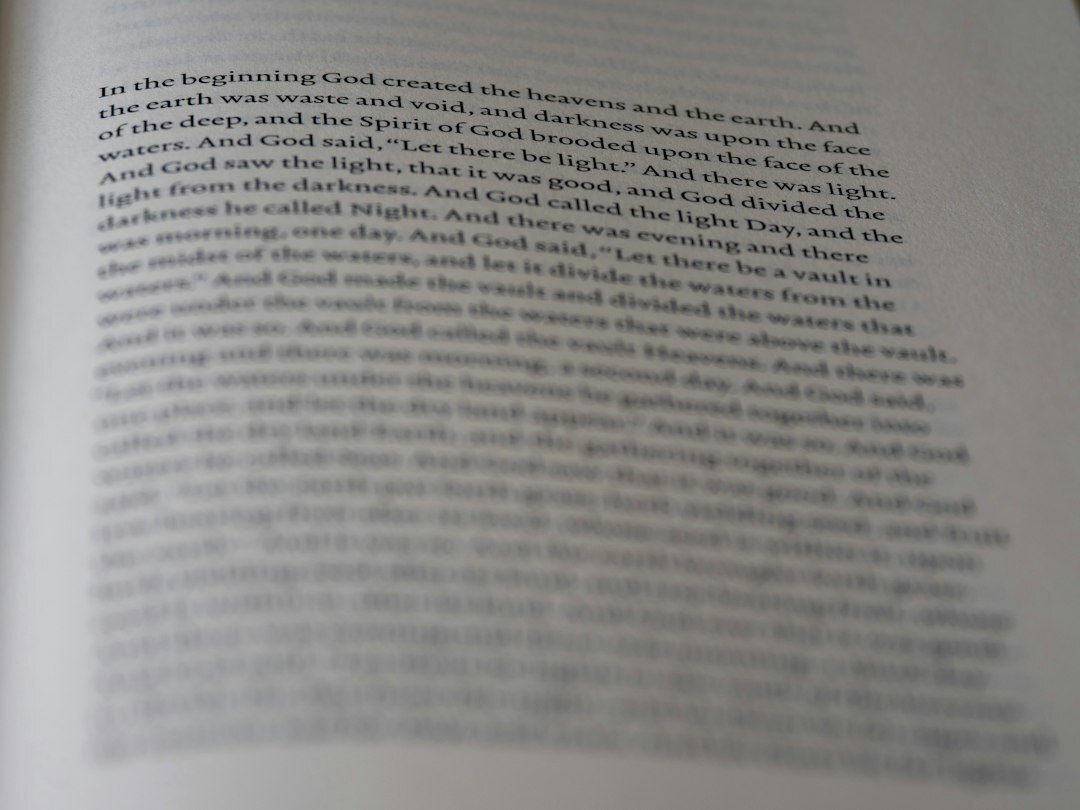 suspenseful book page